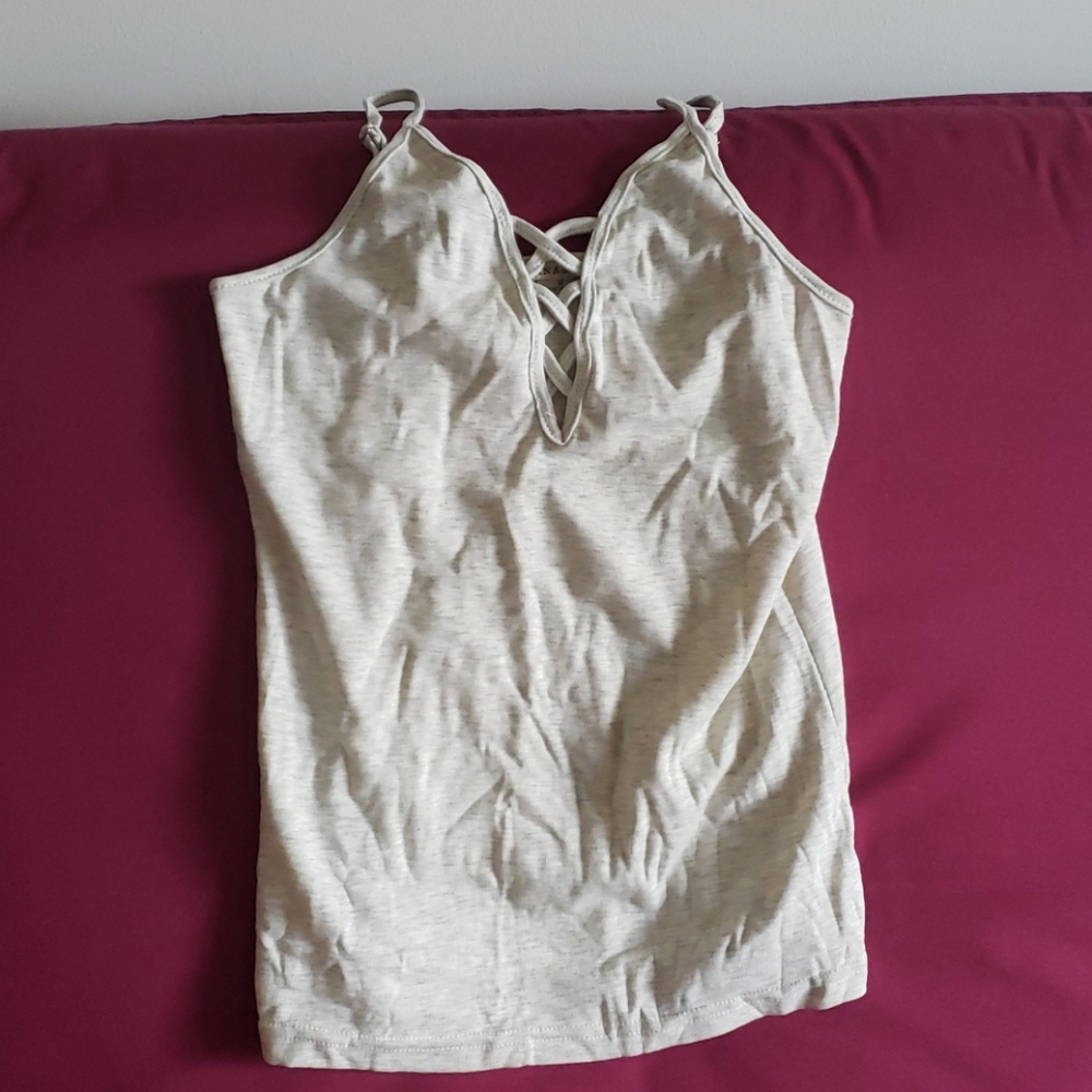 Lace front tank